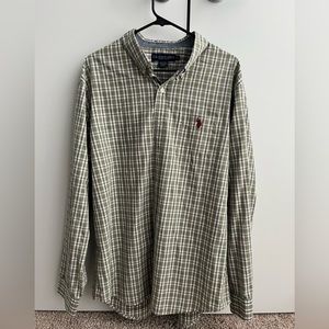 Ralph Lauren oversized flannel plaid long sleeve
